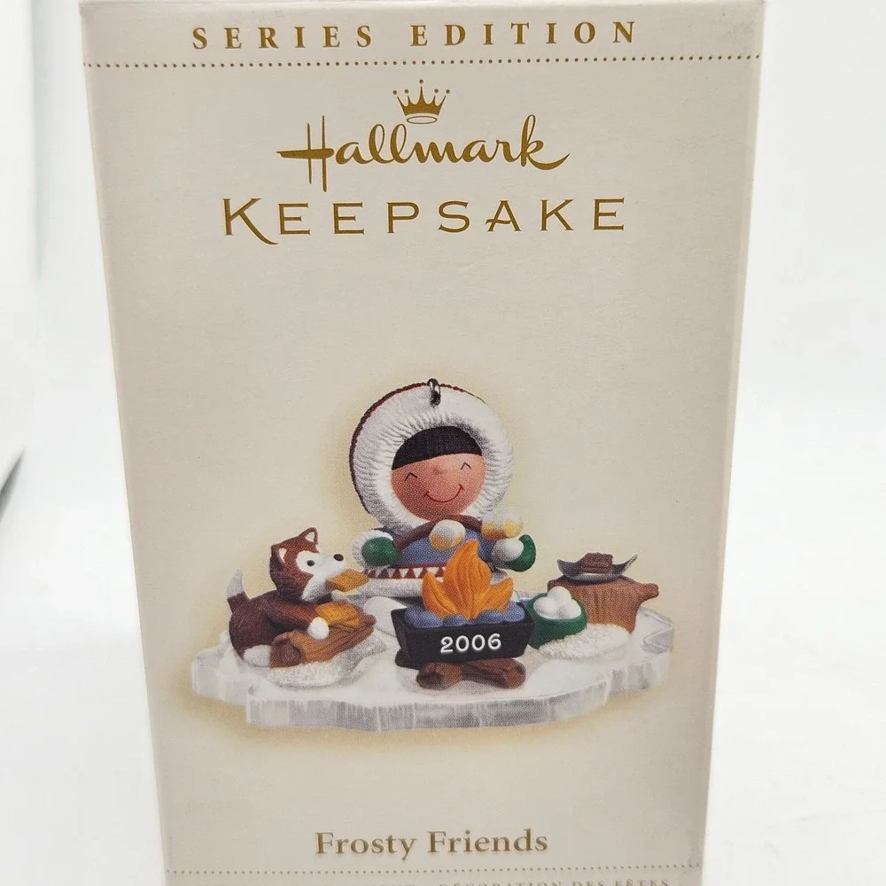 Hallmark Keepsake Frosty Friends 2006 27th Series Ornament Camping S'mores